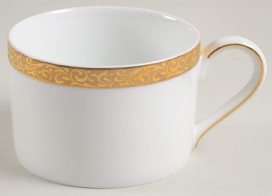 Gold Filigree Flat Cup by Nikko-1