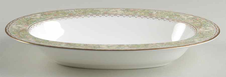 Golden Lily 11" Oval Vegetable Bowl by Nikko-1