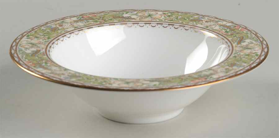 Golden Lily Rim Fruit/Dessert (Sauce) Bowl by Nikko-1