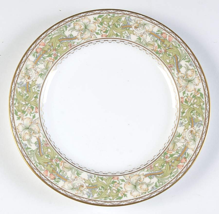 Golden Lily Salad Plate by Nikko-1