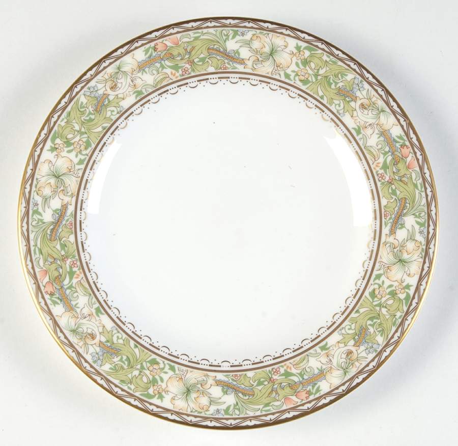 Golden Lily Bread & Butter Plate by Nikko-1