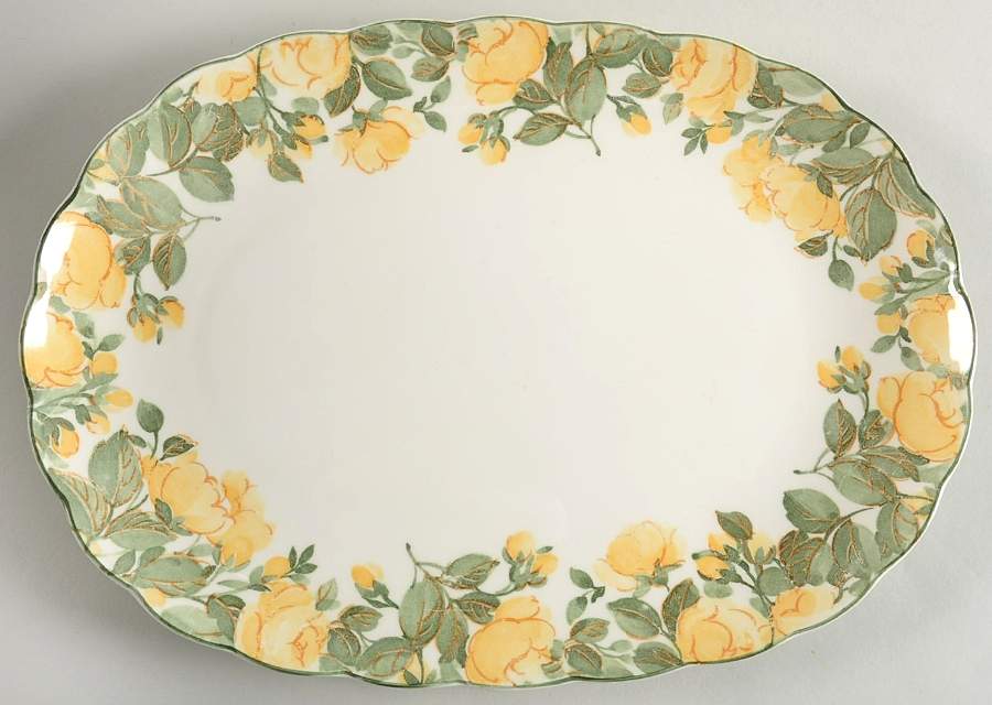 Gracious 13" Oval Serving Platter by Nikko-1