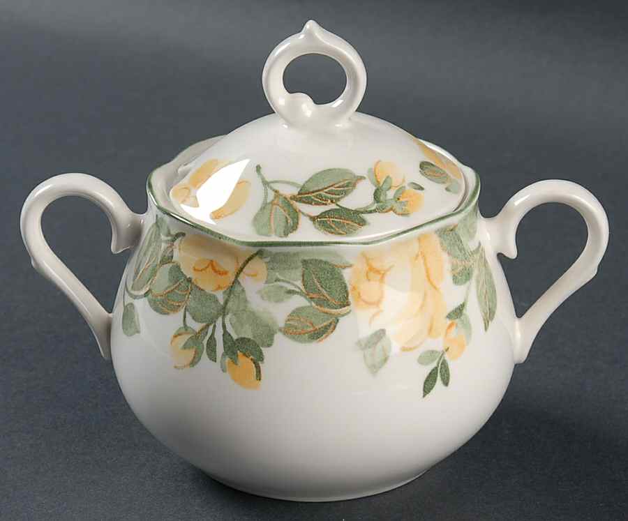 Gracious Sugar Bowl & Lid by Nikko-1