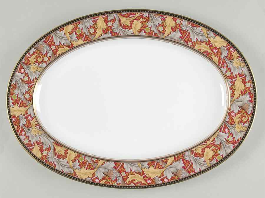 Granville 14" Oval Serving Platter by Nikko-1