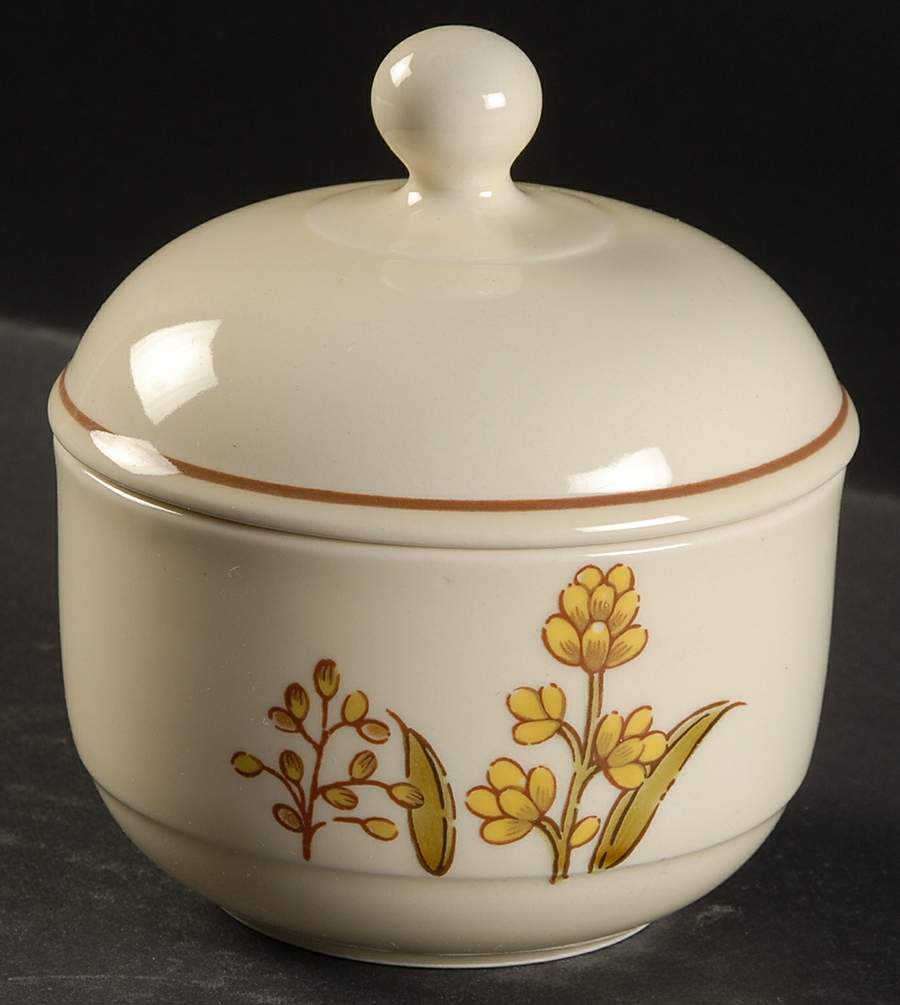 Greenwood Sugar Bowl & Lid by Nikko-1
