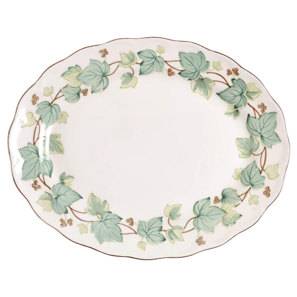 Greenwood 11" Oval Serving Platter by Nikko-1