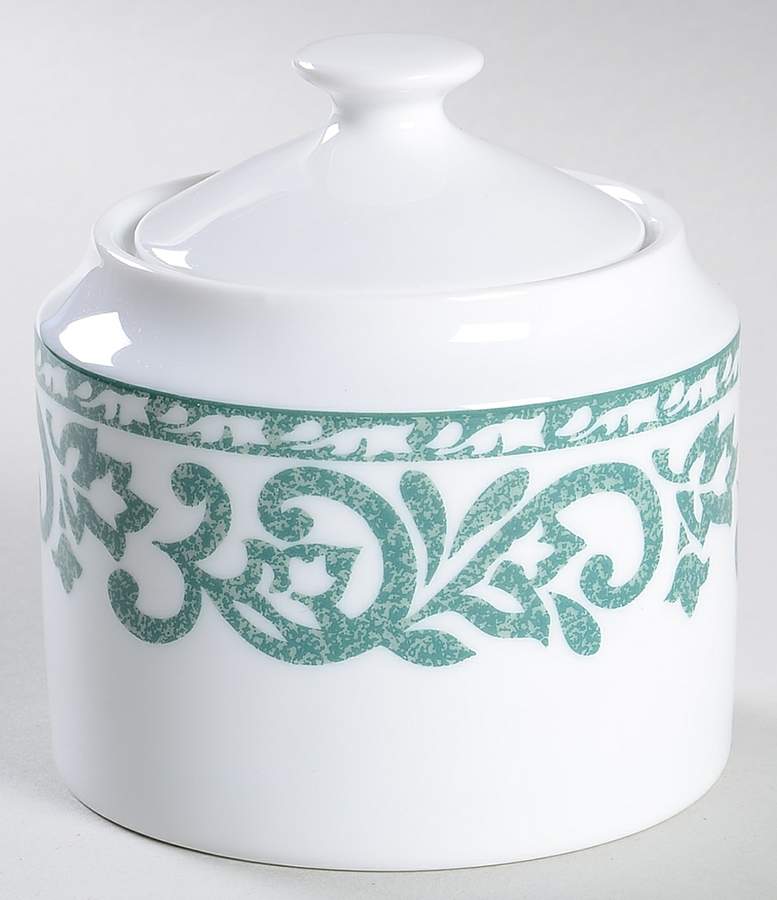 Greenhouse Sugar Bowl & Lid by Nikko-1