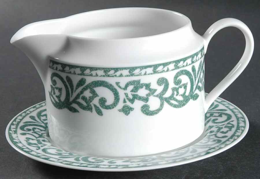 Greenhouse Gravy Boat & Underplate by Nikko-1