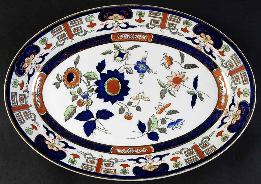 H491 11" Oval Serving Platter by Nikko-1