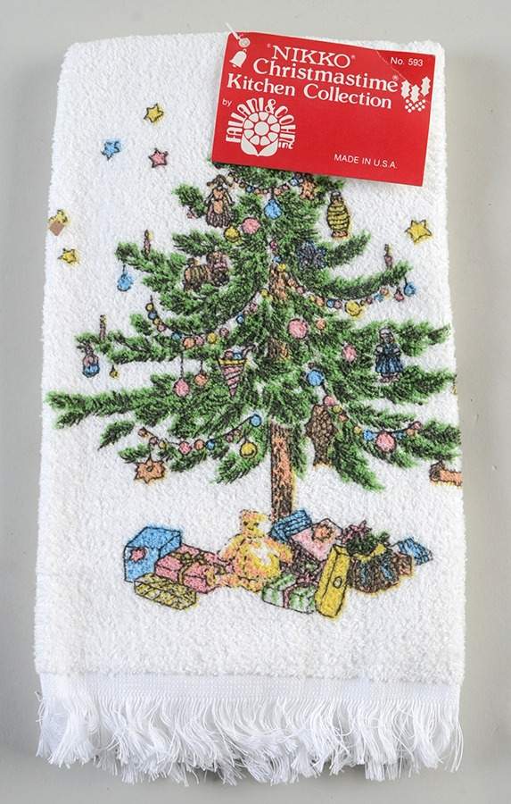Happy Holidays Cloth Dish Towel by Nikko-1