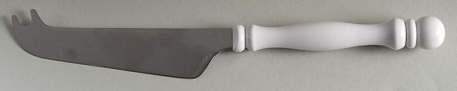 Happy Holidays Plastic Cheese Knife with Stainless Blade by Nikko-1