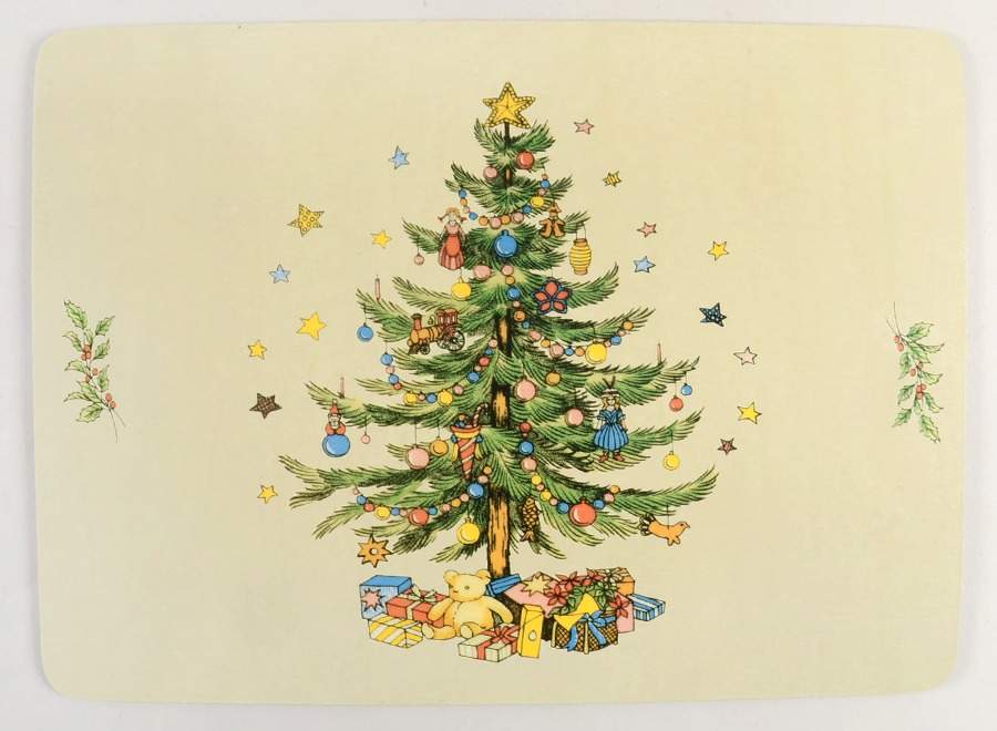 Happy Holidays Corkboard Placemat by Nikko-1