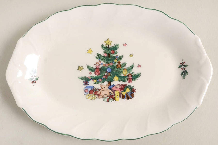 Happy Holidays Relish/Gravy Underplate by Nikko-1