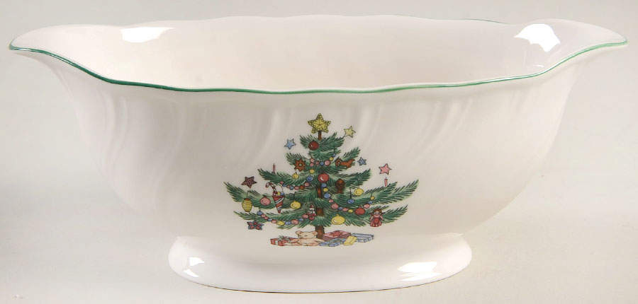 Happy Holidays Gravy Boat by Nikko-1
