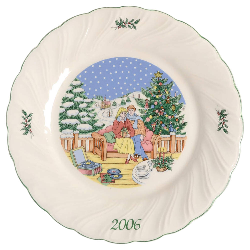 Happy Holidays 2006 Collector Plate by Nikko-1