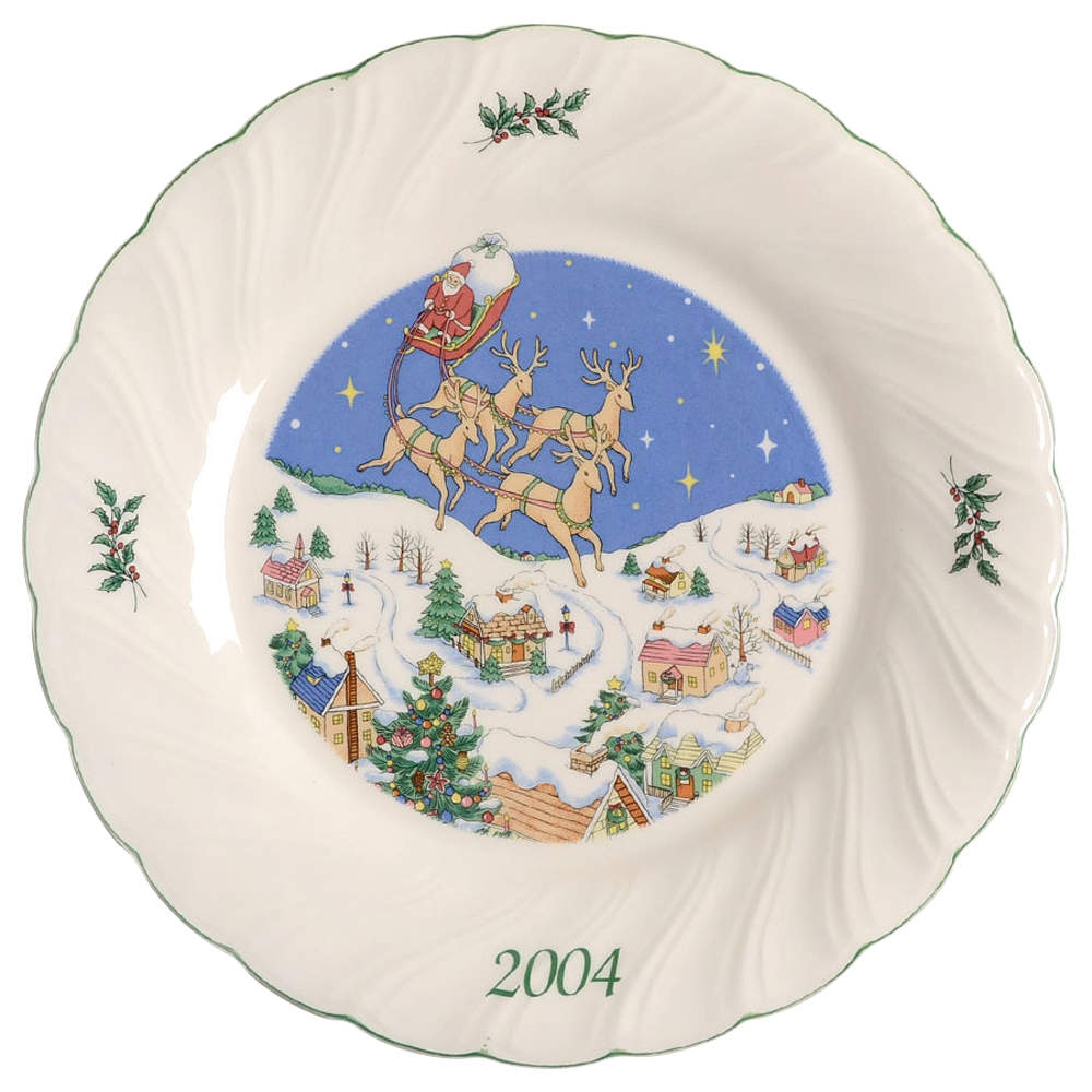 Happy Holidays 2004 Collector Plate by Nikko-1