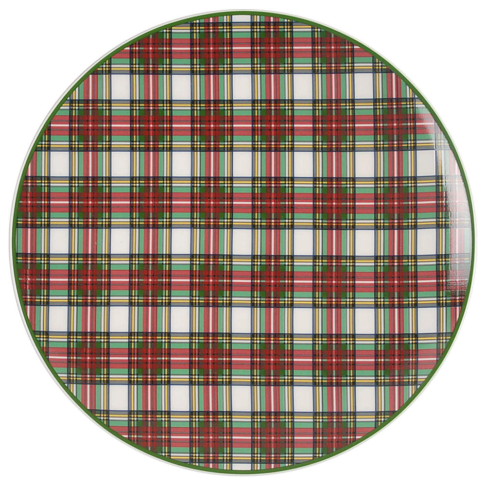Nikko 'Happy Holidays' Christmas Tree Salad Plate - 7.75 Inch Ceramic Plate, Made In Japan - View #10