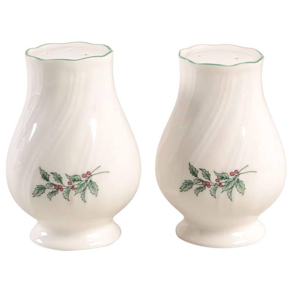 Happy Holidays Salt & Pepper Set by Nikko-1