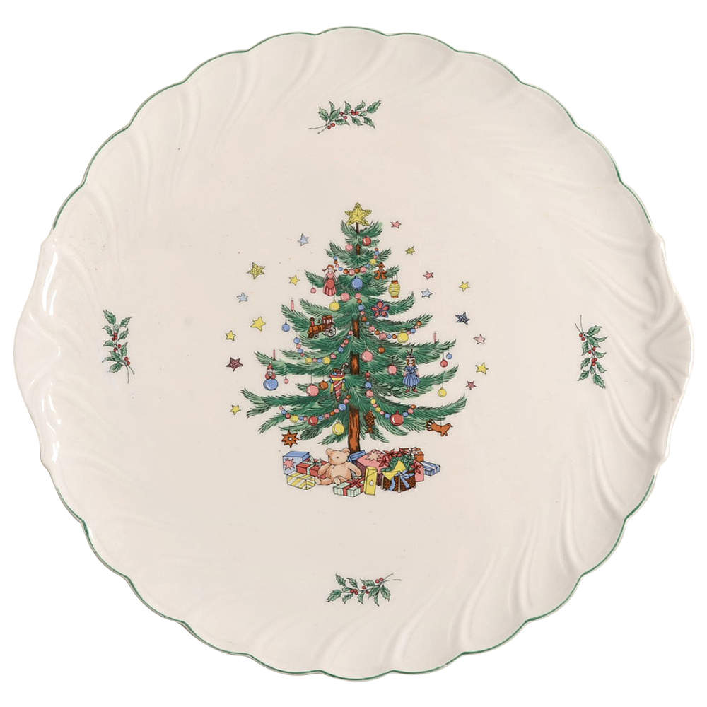 Happy Holidays 12" Party/Serving Plate by Nikko-1