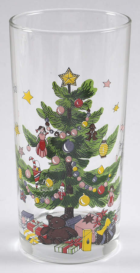 Happy Holidays Glassware Highball by Nikko-1