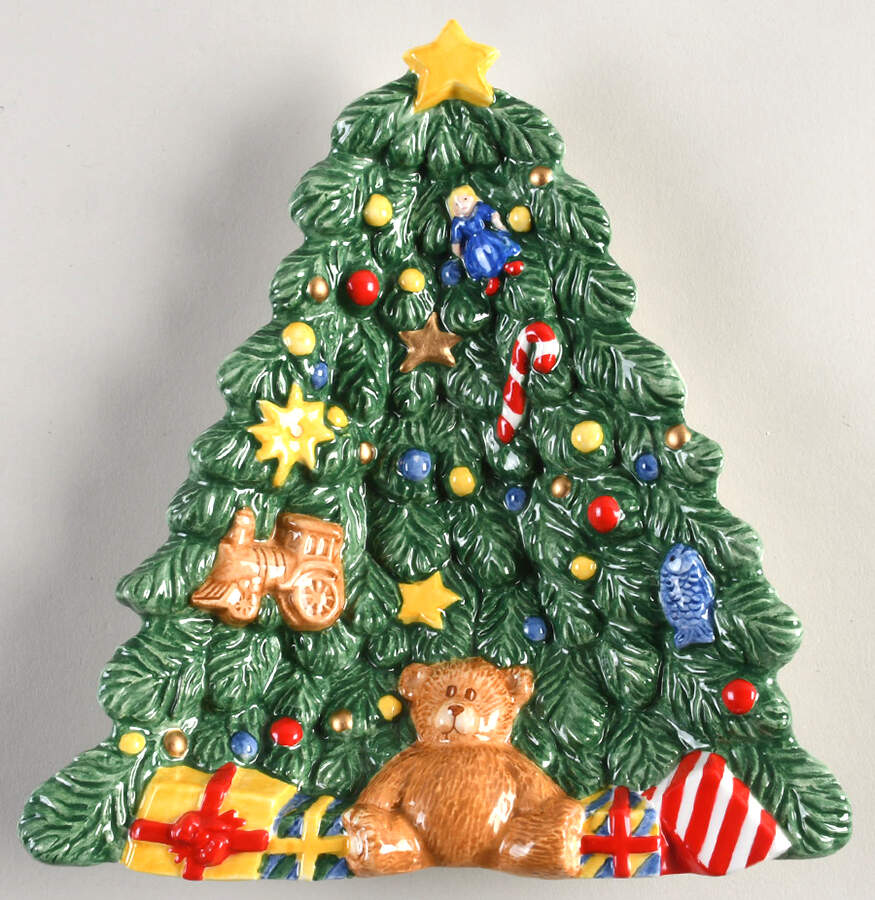 Happy Holidays Spoon Rest/Holder (Holds 1 Spoon) by Nikko-1