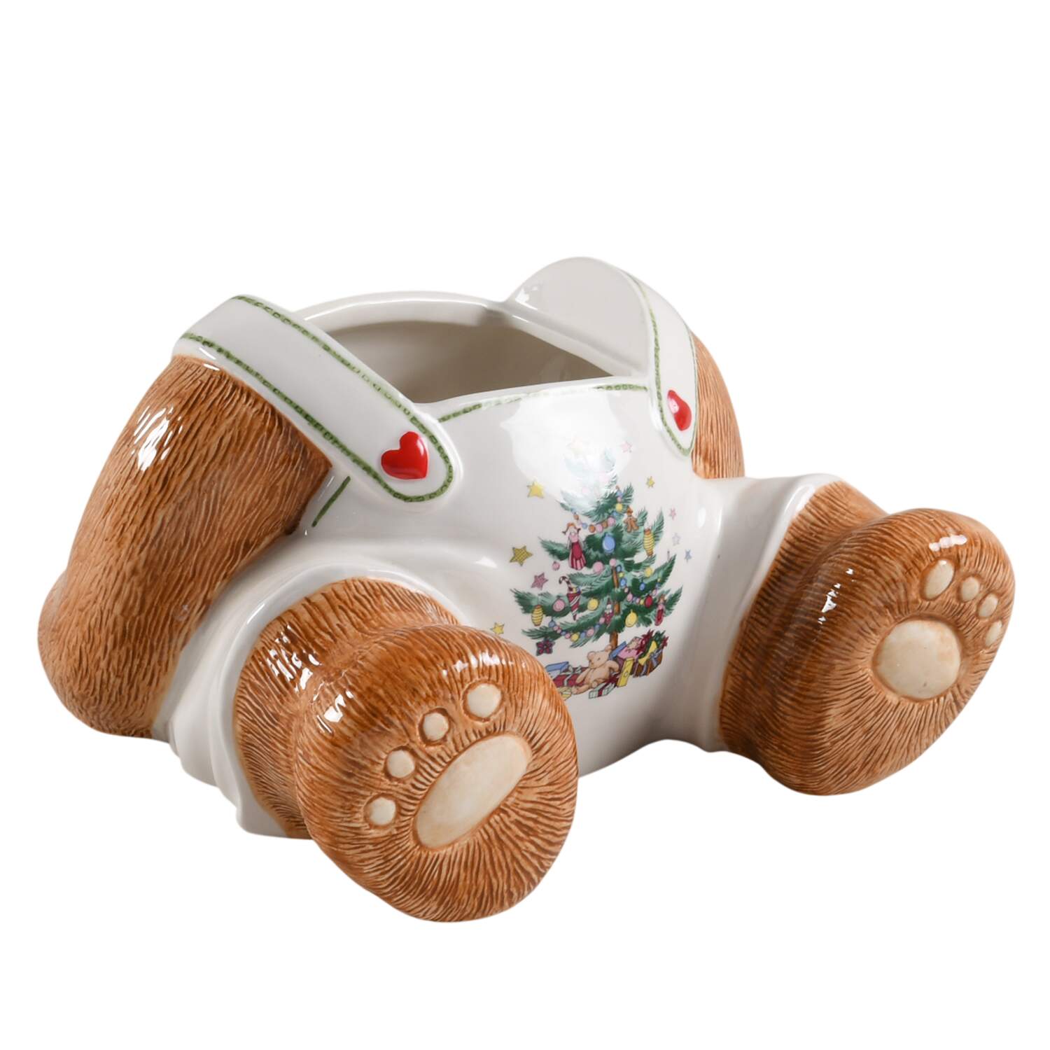 Happy Holidays Figural Cookie Jar No Lid by Nikko-1