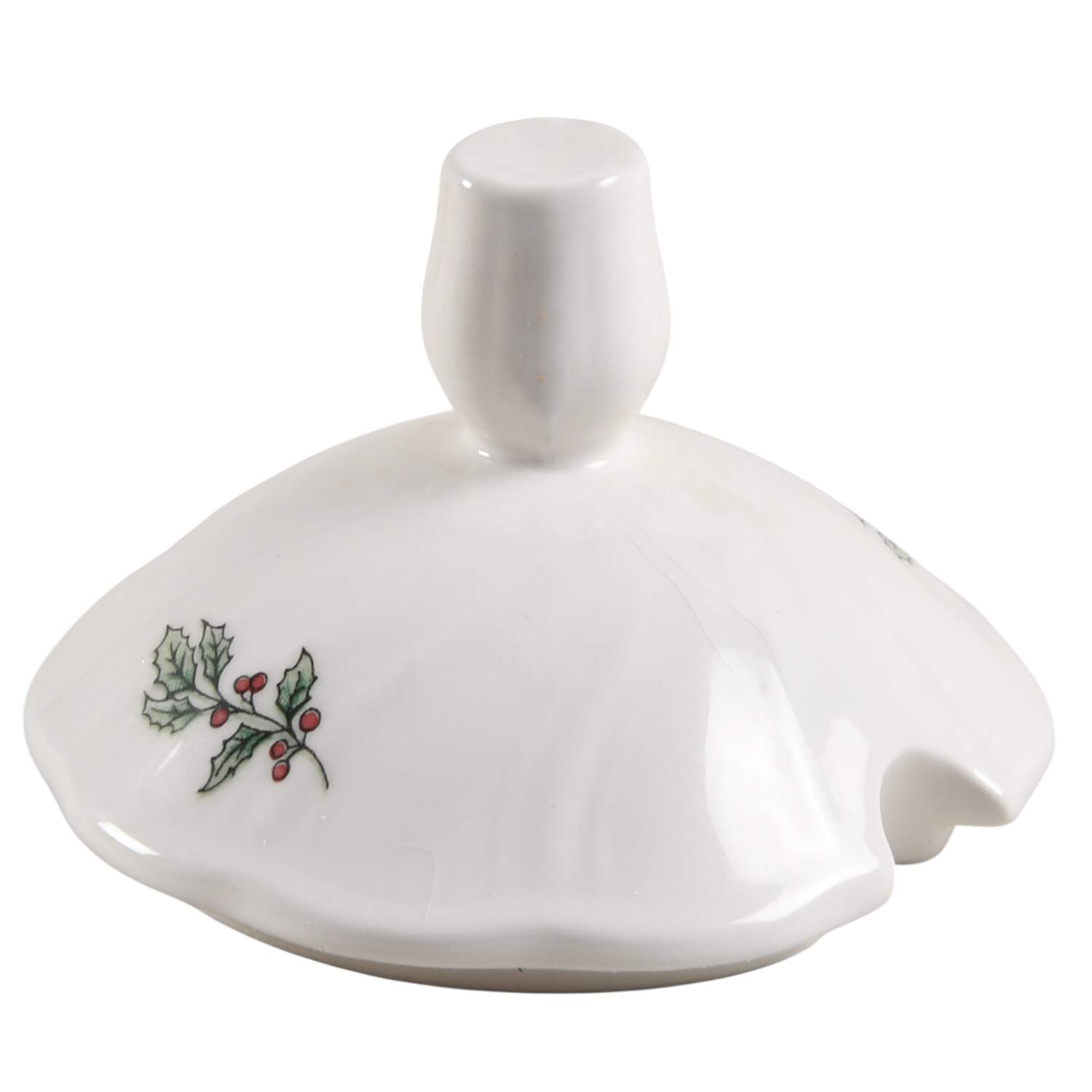 Happy Holidays Lid for Sugar Bowl by Nikko-1
