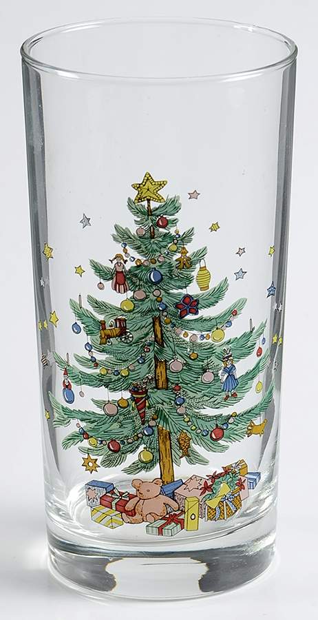 Happy Holidays Glassware Highball by Nikko-1