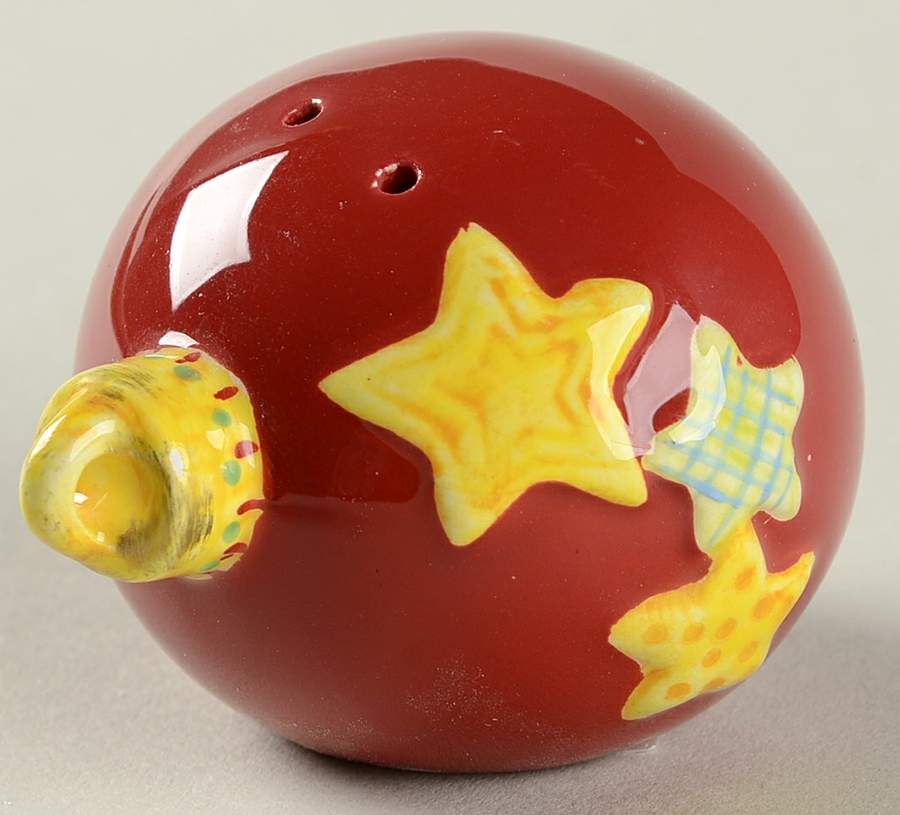 Happy Holidays Figural Salt Shaker by Nikko-1