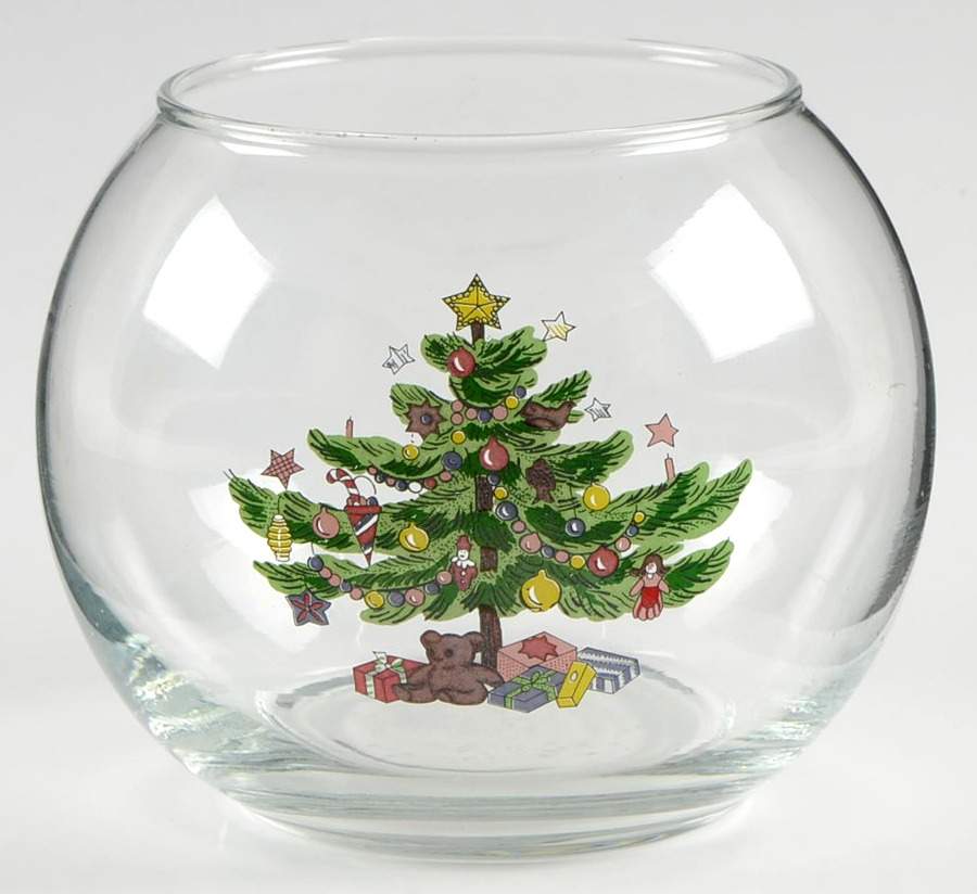Happy Holidays Glassware Votive Candleholder by Nikko-1
