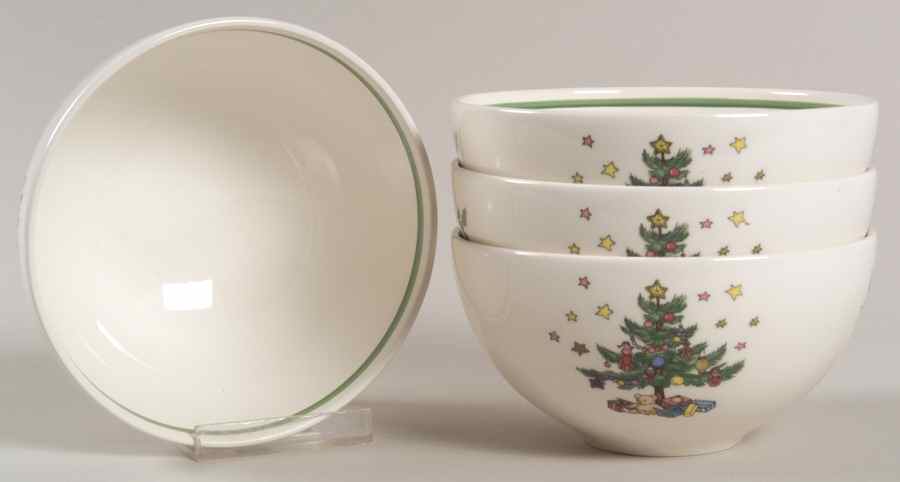 Happy Holidays 5" All Purpose Bowl - Set of 4 by Nikko-1