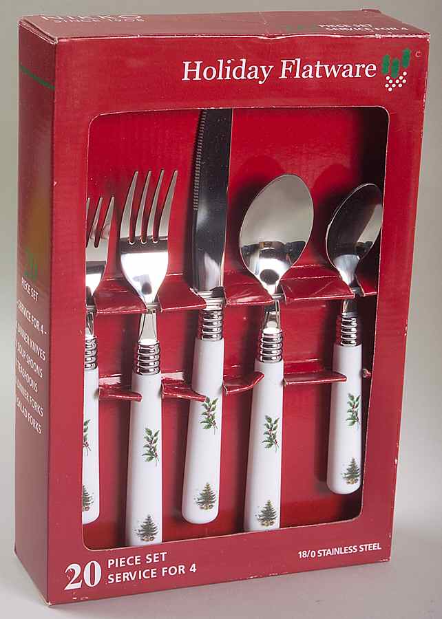 Happy Holidays 20-Piece Flatware Set (4 5-Piece Place Settings) by Nikko-1