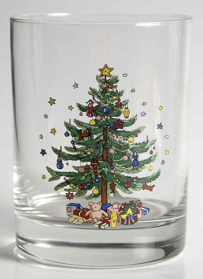 Happy Holidays 12 Oz Glassware Double Old Fashioned by Nikko-1
