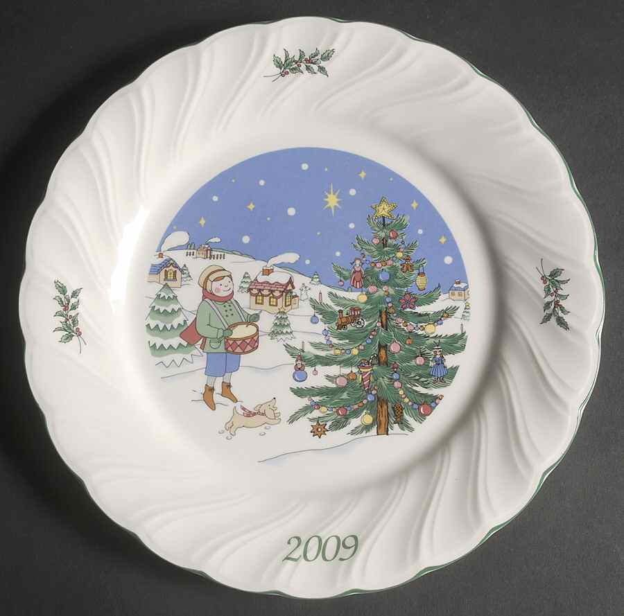 Happy Holidays 2009 Collector Plate by Nikko-1