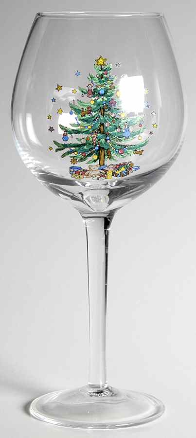 Happy Holidays Glassware Wine Balloon by Nikko-1
