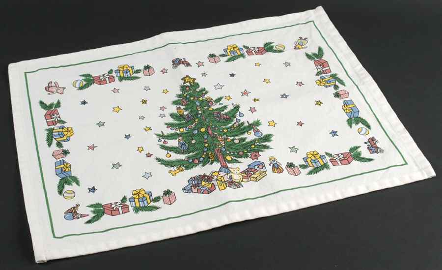 Happy Holidays Cloth Placemat by Nikko-1