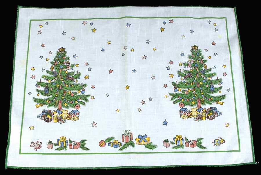Happy Holidays Cloth Placemat by Nikko-1