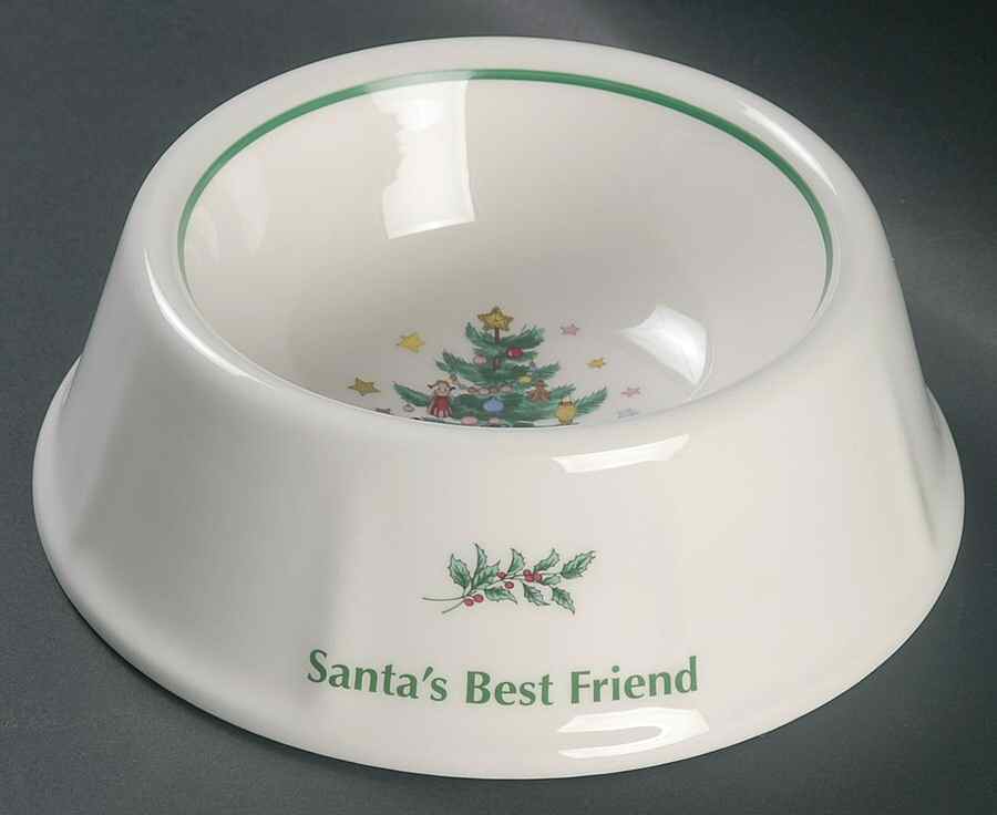 Happy Holidays Dog Bowl by Nikko-1
