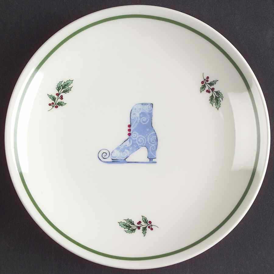 Happy Holidays Canape Plate by Nikko-1