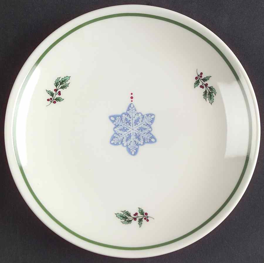 Happy Holidays Canape Plate by Nikko-1