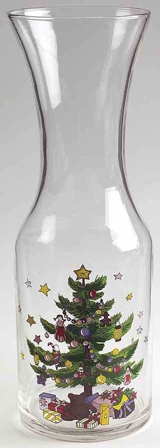 Happy Holidays Glassware Carafe by Nikko-1