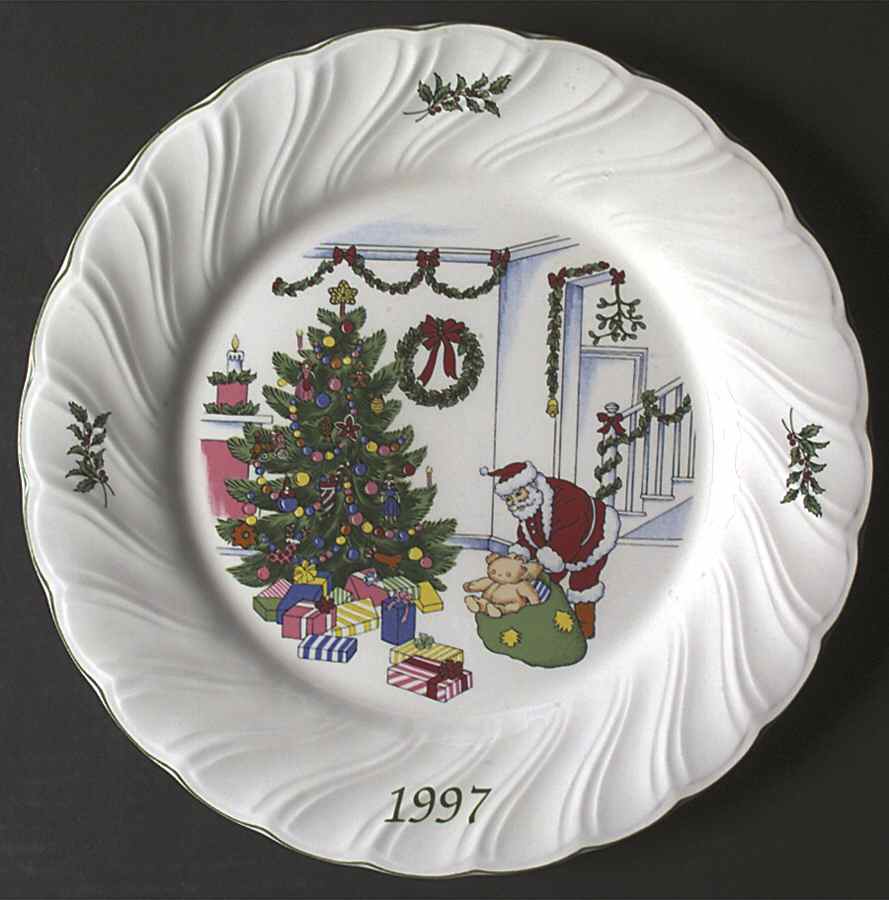 Happy Holidays 1997 Collector Plate by Nikko-1