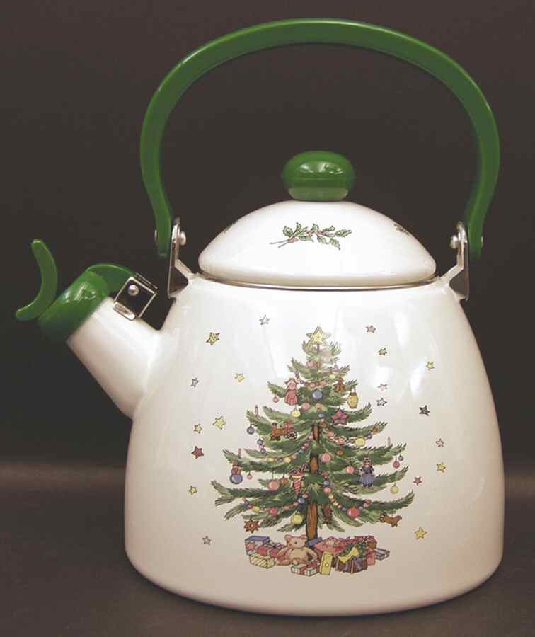 Happy Holidays Kettle & Lid by Nikko-1