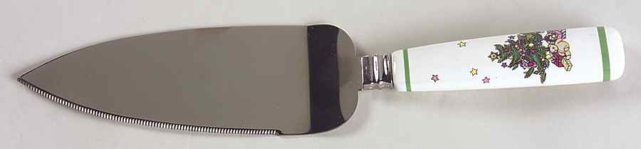 Happy Holidays Pie Server with Stainless Blade by Nikko-1