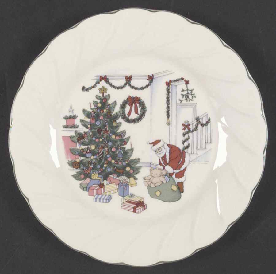 Happy Holidays Accent Salad Plate by Nikko-1