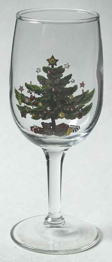 Happy Holidays 6 Oz Glassware Wine by Nikko-1