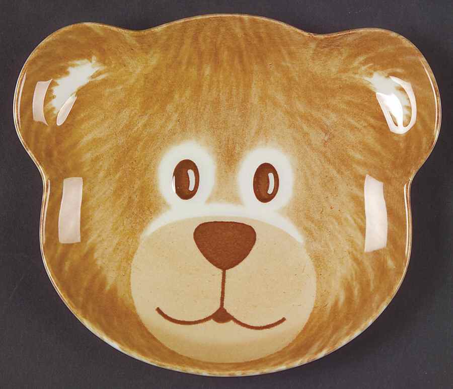 Happy Holidays Teddy Bear Plate by Nikko-1