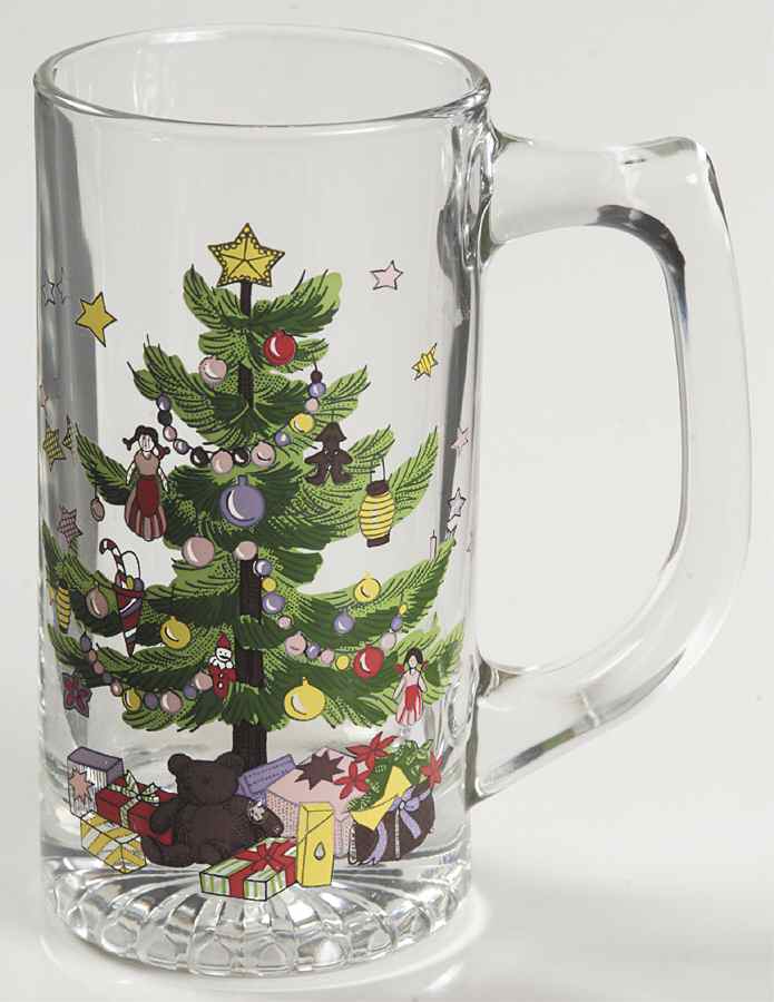 Happy Holidays Glassware Tankard by Nikko-1