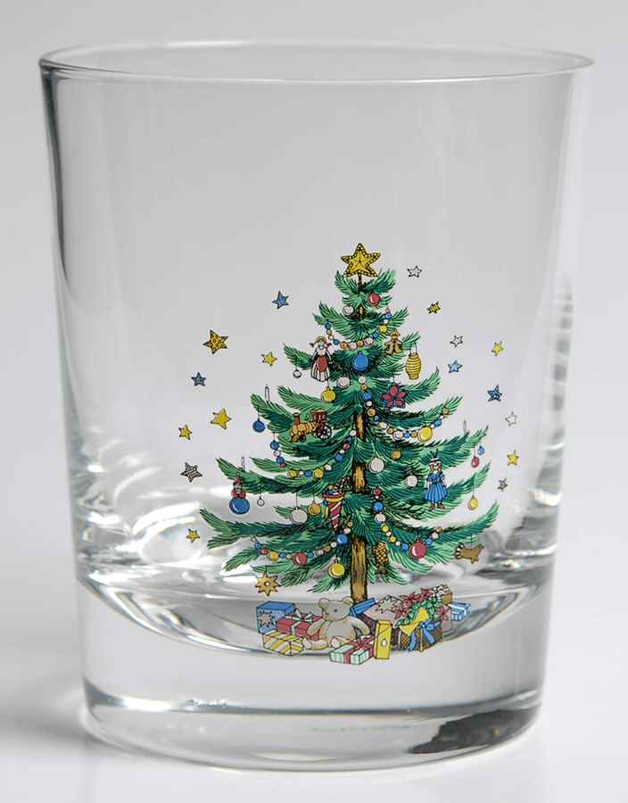 Happy Holidays 12 Oz Glassware Double Old Fashioned by Nikko-1
