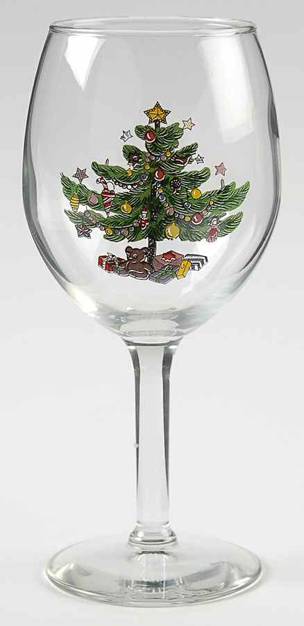 Happy Holidays 8 Oz Glassware Goblet by Nikko-1